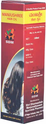 Manjushree Hair Oil 200ml upto 20% off SDM Ayurveda